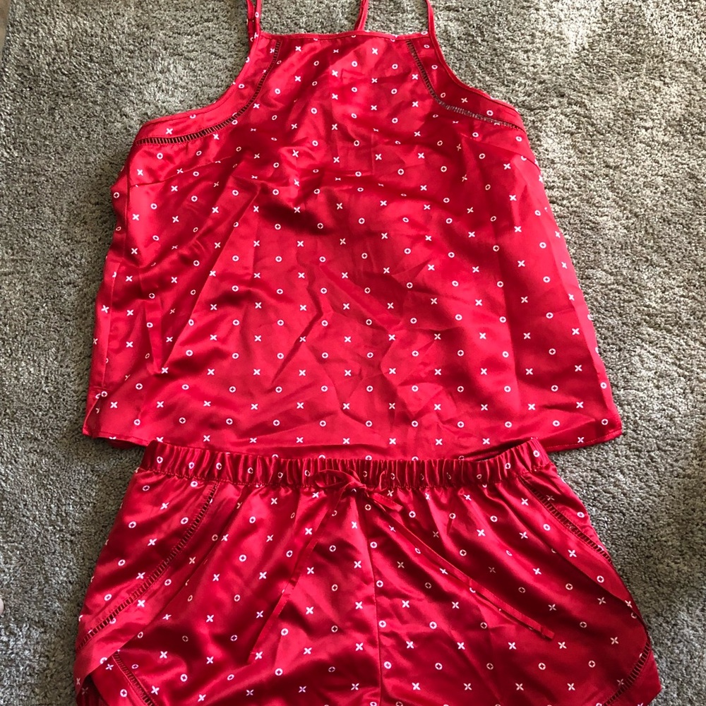 2 piece valentines pajama set